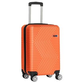 Придбати - Мала пластикова валіза на колесах 45L GD Polo жовтогарячий, image , характеристики, відгуки