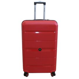 Придбати - Велика валіза на колесах з поліпропілену 93L My Polo, Туреччина червона, image , характеристики, відгуки