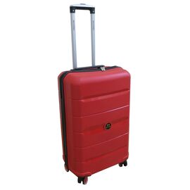Купить Середня валіза з поліпропілену на колесах 60L My Polo, Туреччина червона, фото , характеристики, отзывы