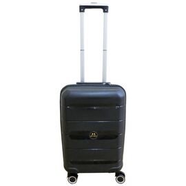 Придбати Пластикова маленька валіза з поліпропілену 40L My Polo чорна, image , характеристики, відгуки