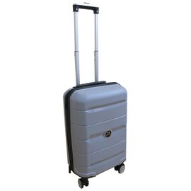 Купить Пластикова мала валіза з поліпропілену 40L My Polo сіра, фото , характеристики, отзывы
