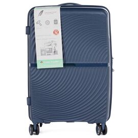 Придбати Пластикова валіза з полікарбонату 85L Horoso синій, image , характеристики, відгуки