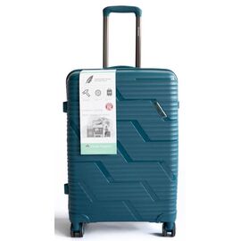 Придбати Пластикова велика валіза з полікарбонату 85L Horoso бірюзова, image , характеристики, відгуки