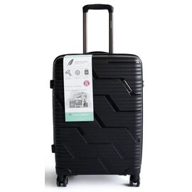 Придбати Пластикова середня валіза з полікарбонату 65L Horoso чорна, image , характеристики, відгуки