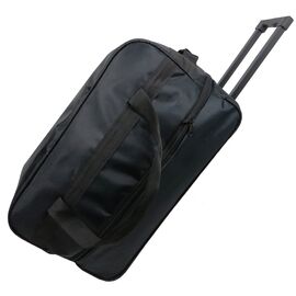 Купить Мала колісна дорожня сумка 54L TrolleyGo чорна, фото , характеристики, отзывы