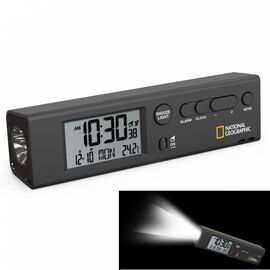 Придбати Часы National Geographic Thermometer Flashlight Black (Special Offer), image , характеристики, відгуки