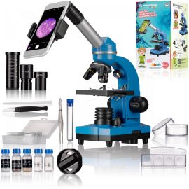 Купить Мікроскоп Bresser Junior Biolux SEL 40x-1600x Blue з адаптером для смартфона (8855600WXH000), фото , характеристики, отзывы
