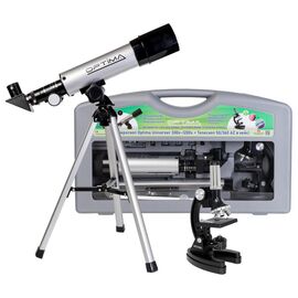 Купить Микроскоп Optima Universer 300x-1200x + Телескоп 50/360 AZ в кейсе (MBTR-Uni-01-103), фото , характеристики, отзывы
