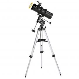 Купить Телескоп Bresser Pluto II 114/500 EQ Carbon з сонячним фільтром та адаптером для смартфона (4614500), фото , характеристики, отзывы
