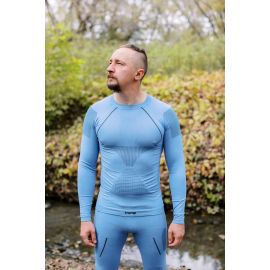Придбати Термобілизна чоловіча Tramp Active комплект (футболка+штани) UTRUM-021-blue, L/XL, image , характеристики, відгуки