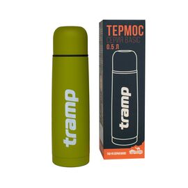 Придбати Термос Tramp Basic 0,5 л. Оливковий TRC-111-olive, image , характеристики, відгуки