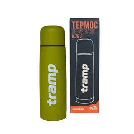 Купить Термос TRAMP Basic 0,75 л, Оливковий, фото , характеристики, отзывы