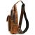 Придбати Модный рюкзак слинг на одну шлейку коньячный винтаж TARWA RY-4007-3md, image , зображення 3, характеристики, відгуки