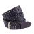 Купить Кожаный ремень Casual, синий перфорация Grande Pelle 431012308, фото , характеристики, отзывы