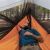 Купить Гамак одномісний із маскитною сіткою та тентом Naturehike Shelter camping NH20ZP092, 75D pongee, помаранчевий, фото , изображение 2, характеристики, отзывы