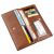 Купить Кошелек-визитница на кнопке ST Leather 18952 Коричневый, Коричневый, фото , изображение 3, характеристики, отзывы