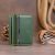 Купить Визитница-книжка ST Leather 19215 Зеленая, фото , изображение 9, характеристики, отзывы