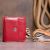 Купить Маленький кошелек на кнопке женский ST Leather 19236 Бордовый, фото , изображение 6, характеристики, отзывы