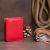 Купить Маленький кошелек на кнопке женский ST Leather 19239 Красный, фото , изображение 7, характеристики, отзывы