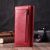 Купить Яркий женский кошелек горизонтального формата из натуральной кожи ST Leather 22514 Красный, фото , изображение 7, характеристики, отзывы