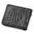 Придбати Портмоне CROCODILE LEATHER 18004 з натуральної шкіри крокодила Чорне, image , зображення 2, характеристики, відгуки