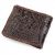 Придбати Портмоне CROCODILE LEATHER 18229 з натуральної шкіри крокодила Коричневе, image , зображення 2, характеристики, відгуки