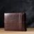 Купить Горизонтальный стильный кошелек из натуральной кожи Vintage 22888 Коричневый, фото , изображение 9, характеристики, отзывы