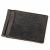 Купить Зажим для денег STINGRAY LEATHER 18293 из натуральной кожи морского ската Черный, фото , характеристики, отзывы