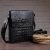 Купить Сумка мужская вертикальная с тиснением под рептилию Vintage 14715 Черная, Черный, фото , изображение 3, характеристики, отзывы
