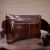 Купить Поясная cумка мужская Vintage 14815 Коричневая, фото , изображение 3, характеристики, отзывы
