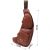 Купить Мужская сумка через плечо из зернистой натуральной кожи Vintage 22966 Коричневый, фото , изображение 3, характеристики, отзывы