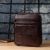 Купить Мужская сумка с ручкой для переноса в руке из натуральной кожи Vintage 23024 Коричневый, фото , изображение 11, характеристики, отзывы