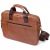 Купить Мужской деловой портфель из натуральной кожи Vintage 23038 Коричневый, фото , изображение 2, характеристики, отзывы