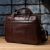 Купить Портфель для мужчин из натуральной кожи Vintage 23040 Коричневый, фото , изображение 11, характеристики, отзывы