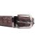 Купить Ремень мужской CROCODILE LEATHER 18178 из натуральной кожи крокодила Коричневый, фото , изображение 7, характеристики, отзывы