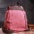 Купить Удобный текстильный рюкзак что закрывается клапаном на магнит Vintage 22153 Бордовый, фото , изображение 8, характеристики, отзывы