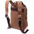 Придбати Удобный текстильный рюкзак с уплотненной спинкой и отделением для планшета Vintage sale_15078 Коричневый, image , зображення 2, характеристики, відгуки