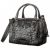 Купить Сумка женская CROCODILE LEATHER 18618 из натуральной кожи крокодила Черная, Черный, фото , изображение 2, характеристики, отзывы