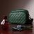 Купить Небольшая женская сумка прошитая ромбами на лицевой стороне из натуральной кожи Vintage 22635 Зеленая, фото , изображение 11, характеристики, отзывы