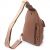 Купить Практичная женская сумка с одной лямкой через плечо из крупнозернистой экокожи Vintage 22764 Коричневый, фото , изображение 2, характеристики, отзывы