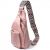 Придбати Женская сумка с акцентом на текстильную лямку из гладкой экокожи Vintage 22772 Розовый, image , характеристики, відгуки