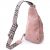 Придбати Женская сумка с акцентом на текстильную лямку из гладкой экокожи Vintage 22772 Розовый, image , зображення 2, характеристики, відгуки