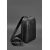 Купить Кожаный мужской рюкзак (сумка-слинг) на одно плечо Chest Bag черный, фото , изображение 3, характеристики, отзывы
