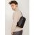 Купить Кожаный мужской рюкзак (сумка-слинг) на одно плечо Chest Bag черный, фото , изображение 6, характеристики, отзывы