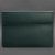 Купить Кожаный чехол-конверт на магнитах для MacBook Pro 15-16'' Зеленый, фото , изображение 4, характеристики, отзывы