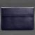 Купить Кожаный чехол-конверт на магнитах для MacBook Pro 15-16'' Темно-синий, фото , изображение 4, характеристики, отзывы