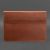 Купить Кожаный чехол-конверт на магнитах для MacBook (макбук) Air/Pro 13'' Светло-коричневый, фото , изображение 4, характеристики, отзывы