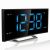 Купить Годинник настільний з радіо Technoline WT460 Blue LED Black/Silver (WT460 blaue LED), фото , изображение 3, характеристики, отзывы