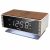 Купить Годинник настільний з радіо Technoline WT487 Wireless Mobile Charging White/Brown (WT487), фото , изображение 2, характеристики, отзывы