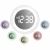 Купить Годинник настінний Technoline WS8086 Rainbow (WS8086), фото , характеристики, отзывы